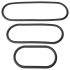 Perfect Fit Slanke Set - dunne zwarte penringen (3 stuks)