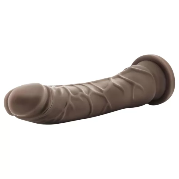 Dr. Skin - realistische dildo met zuignap - bruin - 20,5 cm