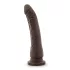 Dr. Skin - realistische dildo met zuignap - bruin - 20,5 cm