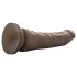 Dr. Skin - realistische dildo met zuignap - bruin - 20,5 cm