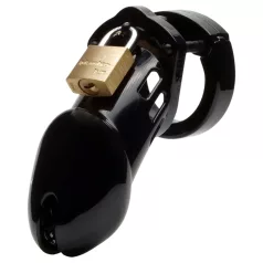 CB-6000 CB-X - penis kooi met slot - zwart