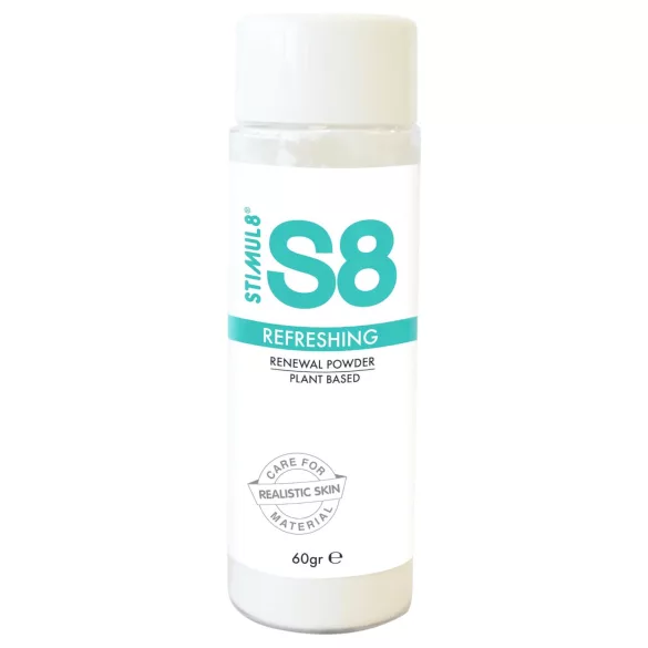 S8 - verfrissend poeder voor seksspeeltjes met levensecht huideffect - 60 g