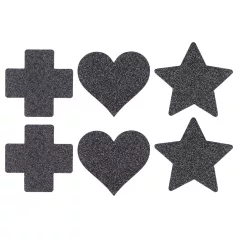 Le Désir - tepelstickers set - 3 paar - zwart