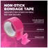 Ouch! - zelfklevende bondageband (roze) - 20 m