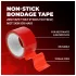 Ouch! - zelfklevende bondagetape (rood) - 20 m