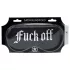 Ouch! - satijnen oogmasker met opschrift "Fuck Off" (zwart)
