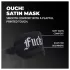 Ouch! - satijnen oogmasker met opschrift "Fuck Off" (zwart)