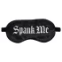 Ouch! - satijnen oogmasker met opschrift "Spank Me" (zwart)