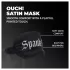 Ouch! - satijnen oogmasker met opschrift "Spank Me" (zwart)