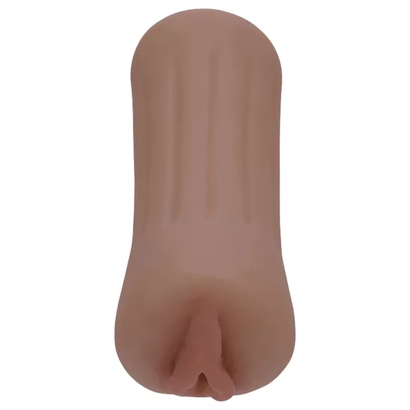 XKIN Beauty Queen Lulu - levensechte kunstvagina‑masturbator (donker natuurkleur)