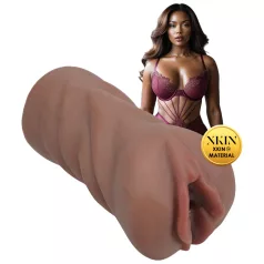   XKIN Next Door Amani - levensechte kunstvagina‑masturbator (donker natuurkleur)