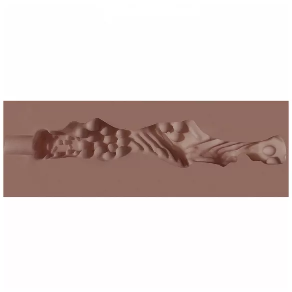 XKIN Next Door Amani - levensechte kunstvagina‑masturbator (donker natuurkleur)