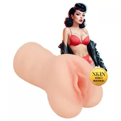   XKIN Greaser Girl Misty - levensechte kunstvagina‑masturbator (natuurkleur)
