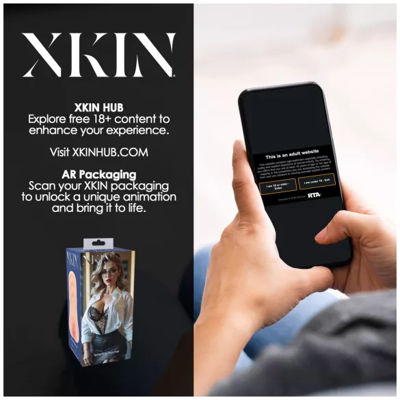 XKIN Teacher Ms Jenny - levensechte kunstvagina‑masturbator (natuurkleur)