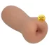 XKIN - levensechte kunstkont-masturbator - M (donker natuurkleur)