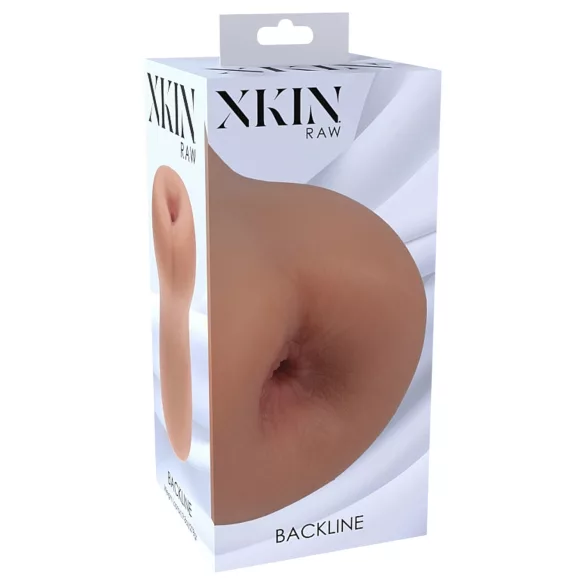 XKIN - levensechte kunstkont-masturbator - M (donker natuurkleur)