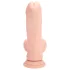 RealRock - realistische vibrator met dubbele dichtheid (huidskleur) - 18 cm