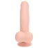 RealRock - realistische vibrator met dubbele dichtheid (huidskleur) - 18 cm