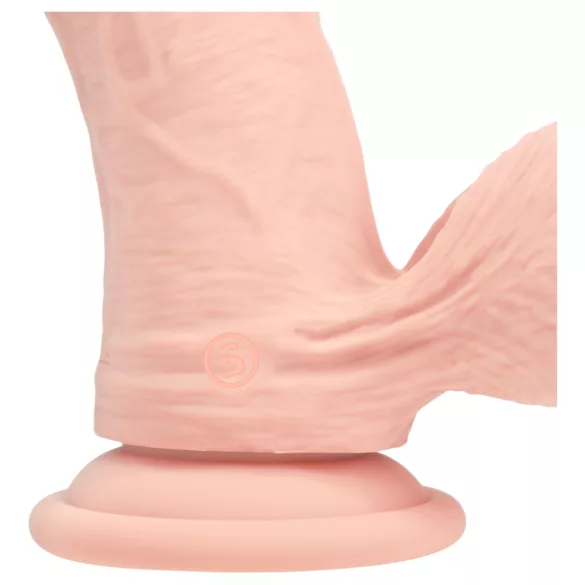 RealRock - realistische vibrator met dubbele dichtheid (huidskleur) - 20 cm