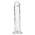 RealRock - realistische dildo met zuignap (transparant) - 12,7 cm