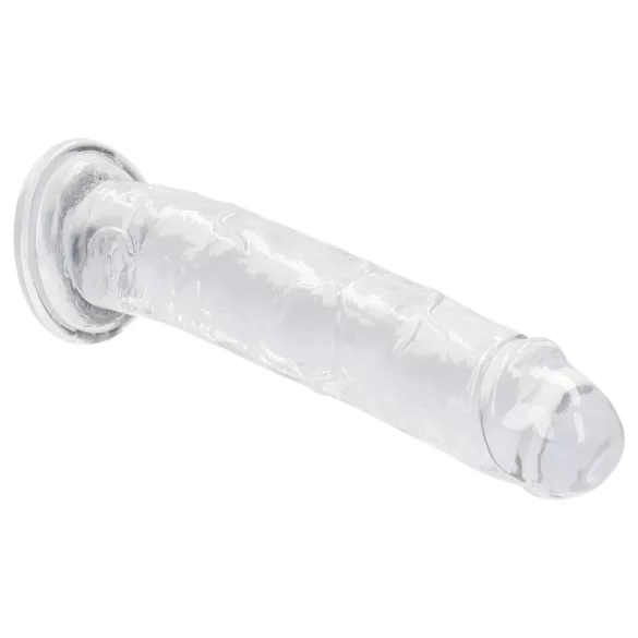 RealRock - realistische dildo met zuignap (transparant) - 12,7 cm