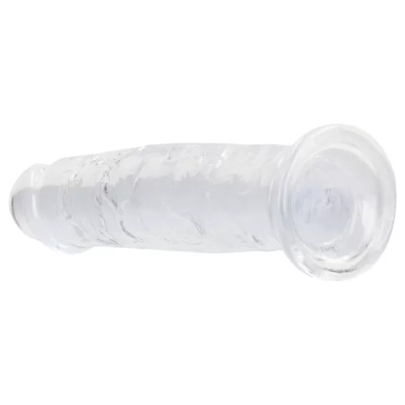 RealRock - realistische dildo met zuignap (transparant) - 12,7 cm