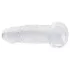 RealRock - realistische dildo met zuignap (transparant) - 12,7 cm