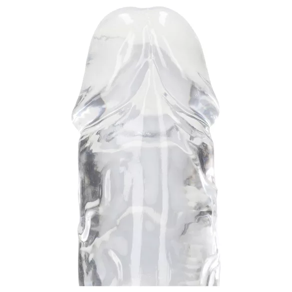 RealRock - realistische dildo met zuignap (transparant) - 12,7 cm
