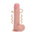 REALROCK - roterende vibrator - natuurlijk (20,5cm)