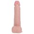 REALROCK - roterende vibrator - natuurlijk (20,5cm)