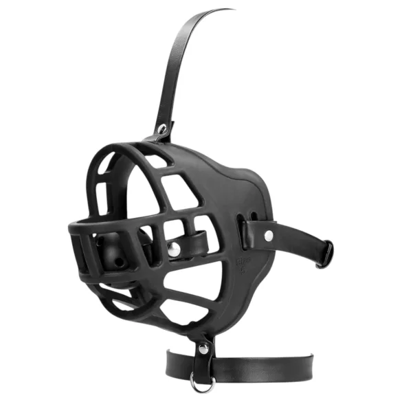 Ouch! - mondknevel met ingebouwde spreider - zwart