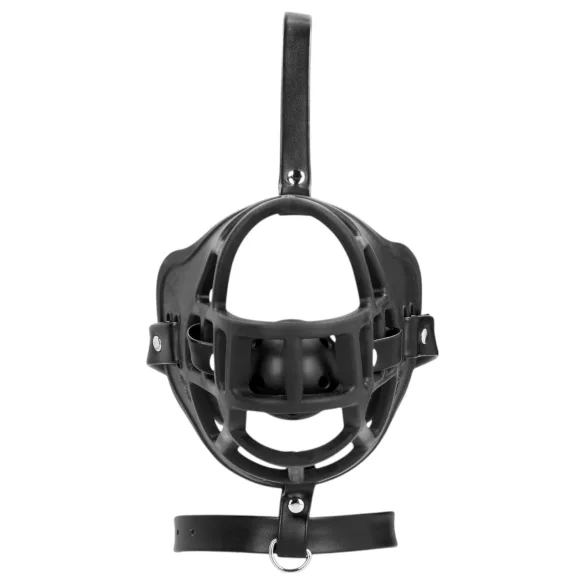 Ouch! - mondknevel met ingebouwde spreider - zwart