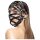 Ouch! - Imitatieleer kooi masker (zwart)
