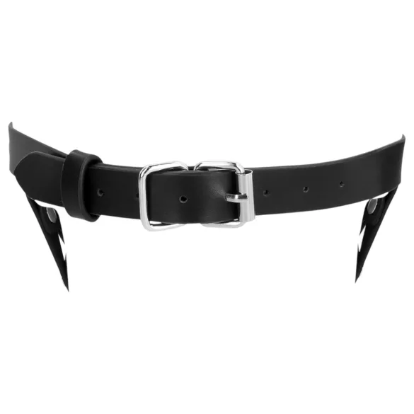 Ouch! - bondage masker - kunstleer - zwart