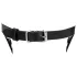 Ouch! - bondage masker - kunstleer - zwart