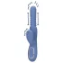 Loveline - verwarmende stootvibrator (blauw)