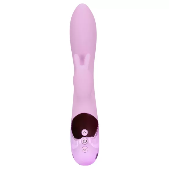 Loveline - oplaadbare, konijnenvibrator met clitorisarm (roze)