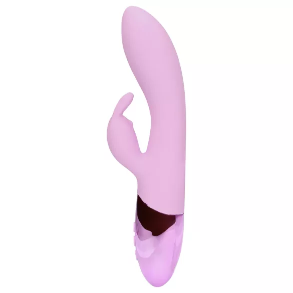 Loveline - oplaadbare, konijnenvibrator met clitorisarm (roze)