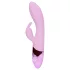 Loveline - oplaadbare, konijnenvibrator met clitorisarm (roze)