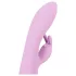 Loveline - oplaadbare, konijnenvibrator met clitorisarm (roze)