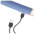 Loveline Travel - oplaadbare vibrator met glijmiddelreservoir (pastelblauw)