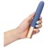 Loveline Travel - oplaadbare vibrator met glijmiddelreservoir (pastelblauw)