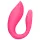 Loveline - oplaadbare koppel vibrator - afstandsbediening - silicone - roze
