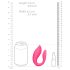 Loveline - Oplaadbare duo-vibrator met afstandsbediening (roze)