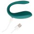 Loveline - oplaadbare, waterdichte duo-vibrator (groen)