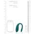 Loveline - oplaadbare, waterdichte duo-vibrator (groen)