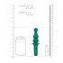 Loveline - Oplaadbare Anale Parel Vibrator (groen)