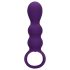 Loveline oplaadbare anale vibrator met bobbels (paars)