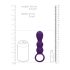 Loveline oplaadbare anale vibrator met bobbels (paars)