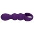 Loveline oplaadbare anale vibrator met bobbels (paars)